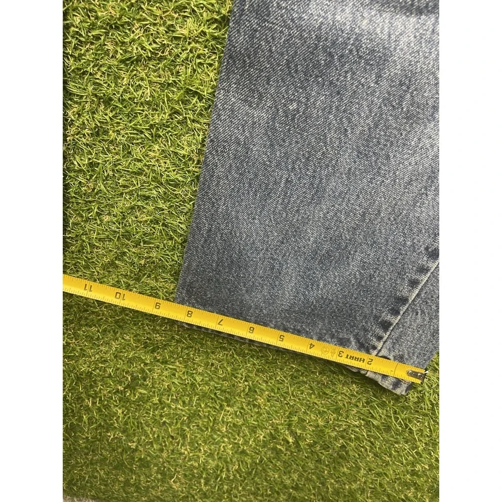 Vintage 90s Levis 505 Jeans Mens 38x34 Red Tab Straight Leg Medium Wash 1999